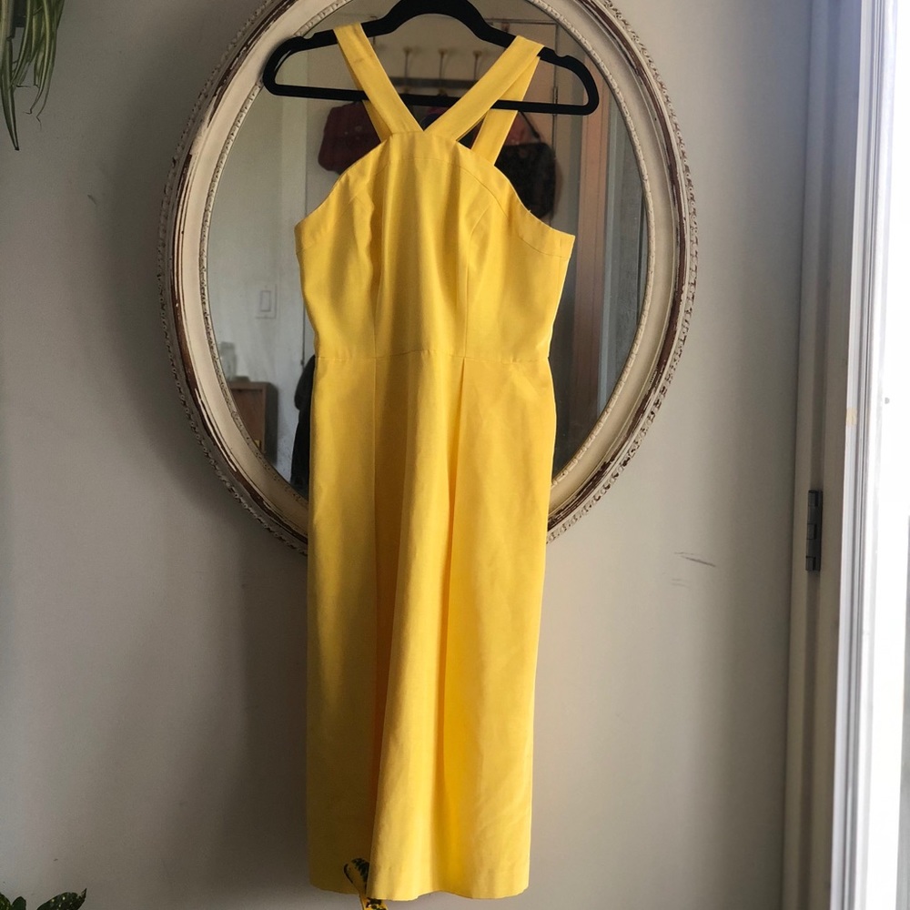 Shoshanna Yellow Cocktail Dress Size 4